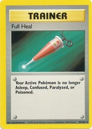 Image for Full Heal (082/102) [Base Set] - Pokemon
