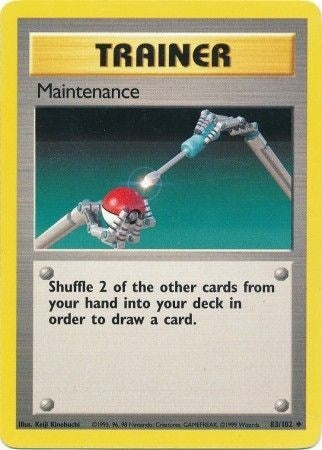 Image for Maintenance (083/102) [Base Set] - Pokemon