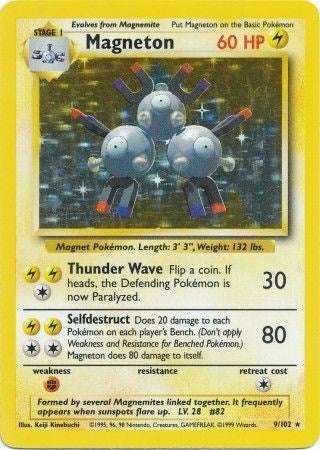 Image for Magneton (009/102) (Holofoil) [Base Set] - Pokemon