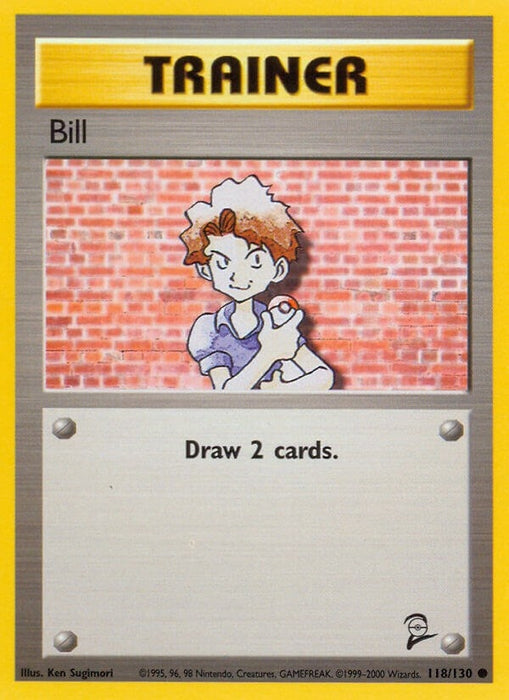 Image for Bill (118/130) [Base Set 2] - Pokemon