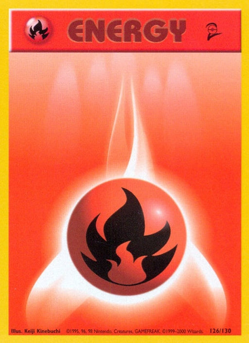 Image for Fire Energy (126/130) [Base Set 2] - Pokemon