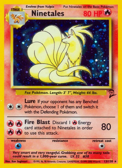 Image for Ninetales (013/130) (Holofoil) [Base Set 2] - Pokemon