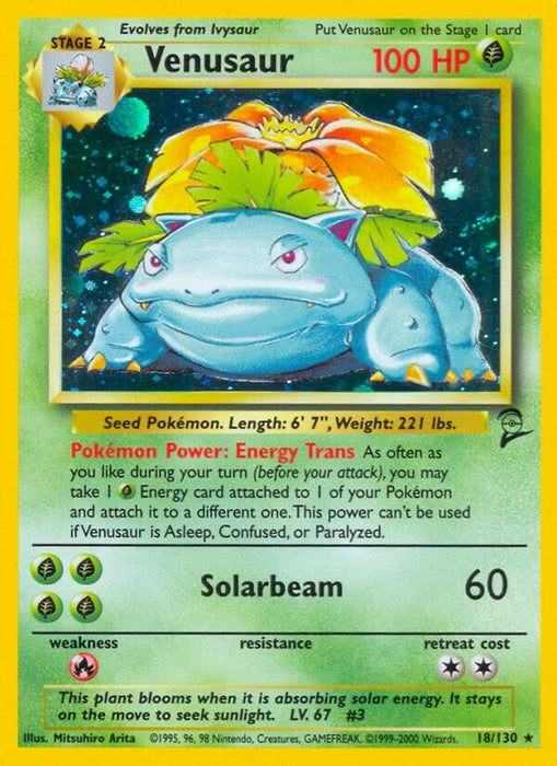 Image for Venusaur (018/130) (Holofoil) [Base Set 2] - Pokemon