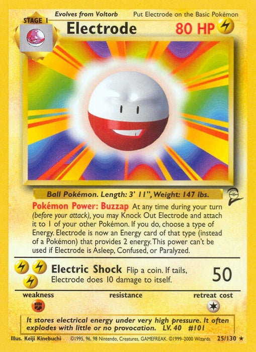 Image for Electrode (025/130) [Base Set 2] - Pokemon