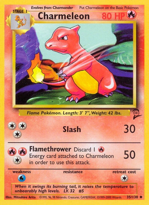 Image for Charmeleon (035/130) [Base Set 2] - Pokemon