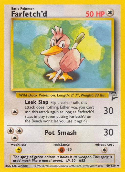 Image for Farfetch'd (040/130) [Base Set 2] - Pokemon