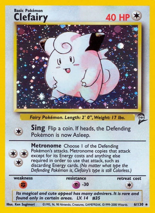 Image for Clefairy (006/130) (Holofoil) [Base Set 2] - Pokemon