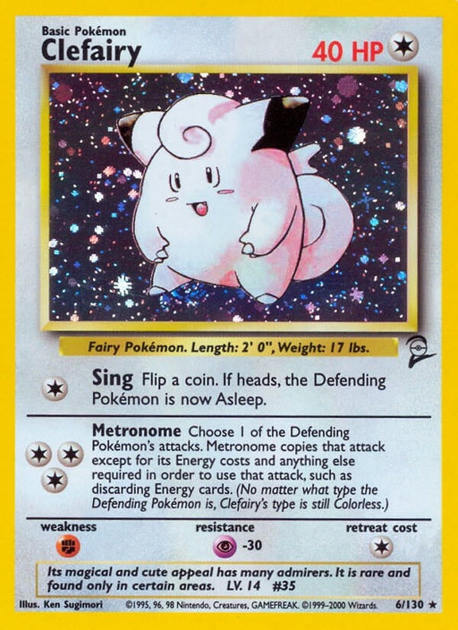 Image for Clefairy (006/130) (Holofoil) [Base Set 2] - Pokemon