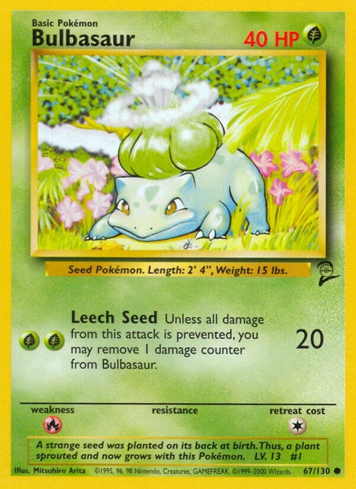 Image for Bulbasaur (067/130) [Base Set 2] - Pokemon