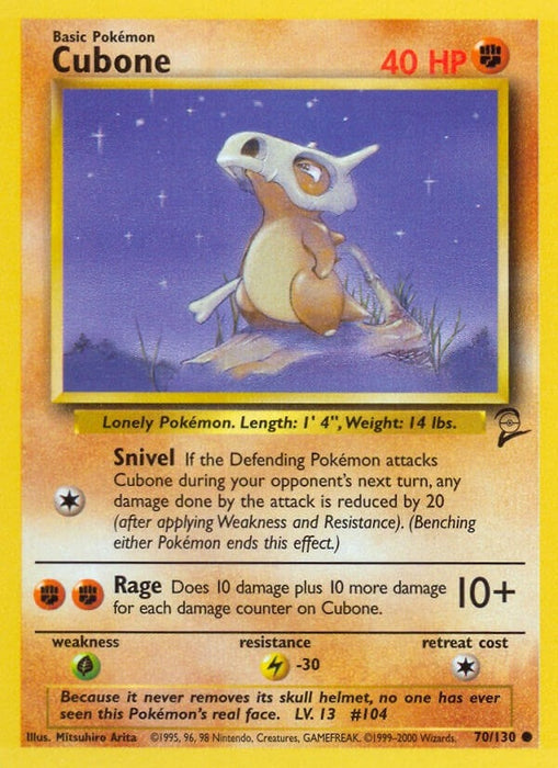 Image for Cubone (070/130) [Base Set 2] - Pokemon