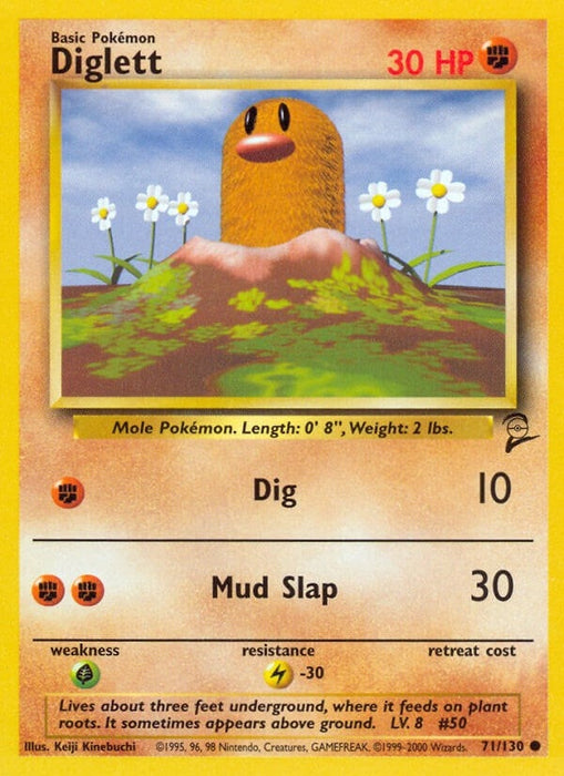 Image for Diglett (071/130) [Base Set 2] - Pokemon