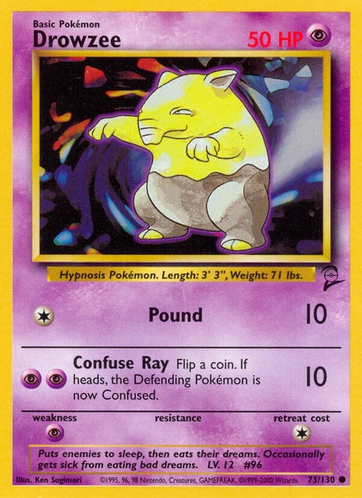 Image for Drowzee (073/130) [Base Set 2] - Pokemon