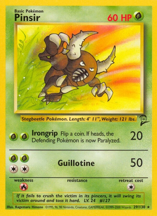 Image for Pinsir (029/130) [Base Set 2] - Pokemon