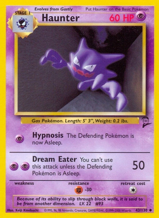 Image for Haunter (043/130) [Base Set 2] - Pokemon