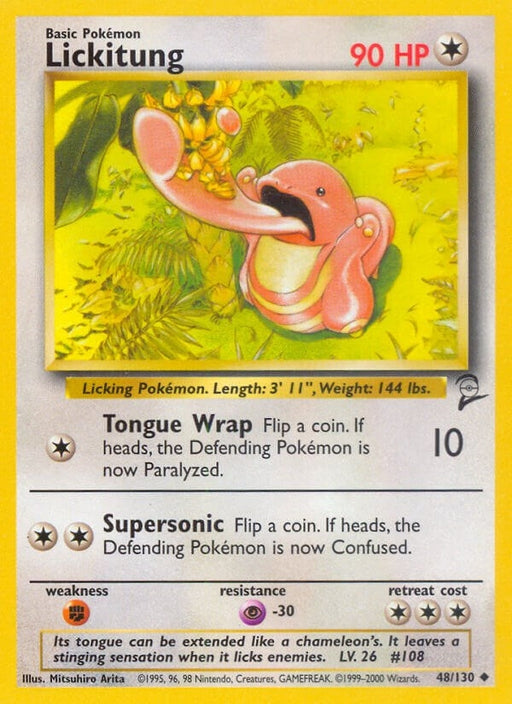 Image for Lickitung (048/130) [Base Set 2] - Pokemon