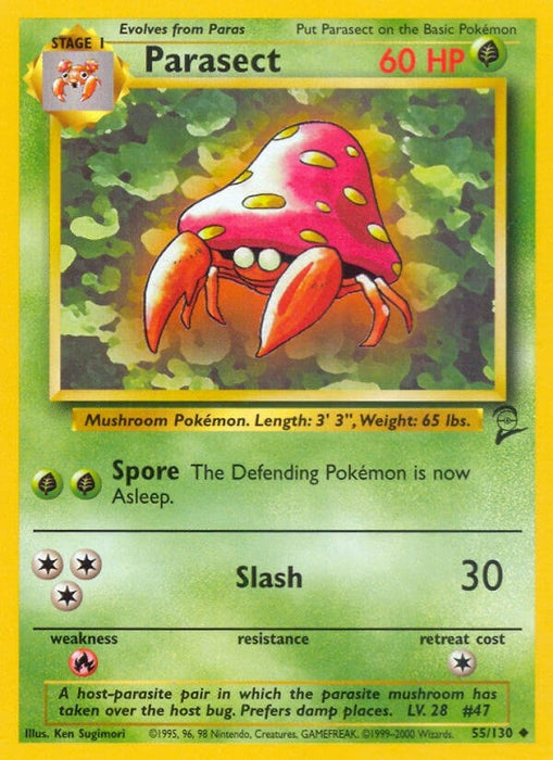 Image for Parasect (055/130) [Base Set 2] - Pokemon