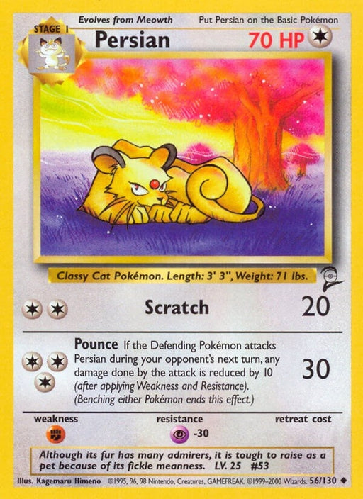 Image for Persian (056/130) [Base Set 2] - Pokemon