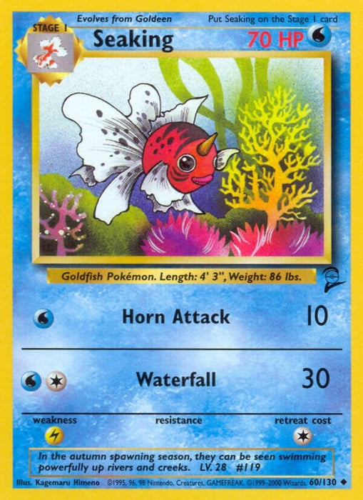 Image for Seaking (060/130) [Base Set 2] - Pokemon