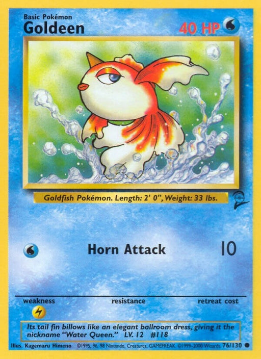 Image for Goldeen (076/130) [Base Set 2] - Pokemon