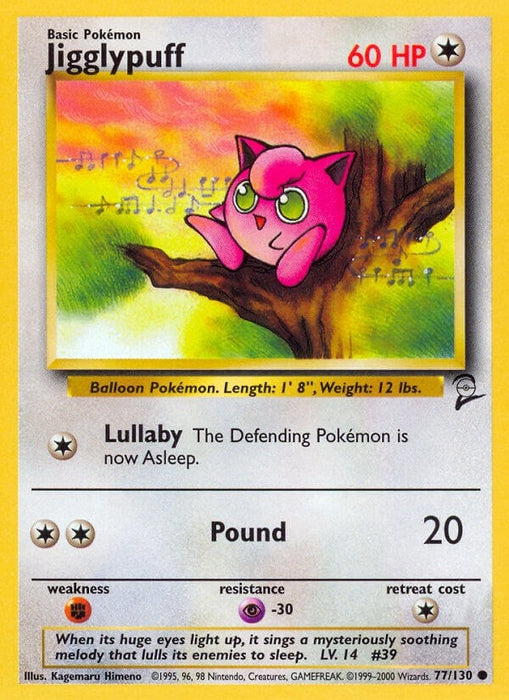 Image for Jigglypuff (077/130) [Base Set 2] - Pokemon