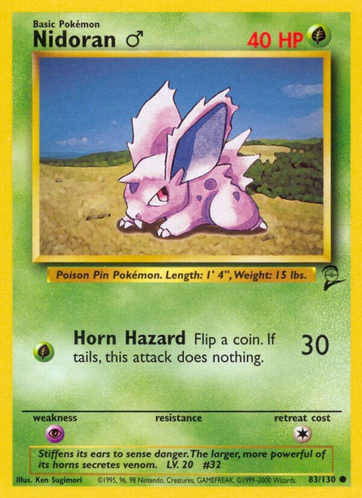 Image for Nidoran M (083/130) [Base Set 2] - Pokemon