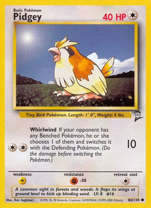 Image for Pidgey (086/130) [Base Set 2] - Pokemon