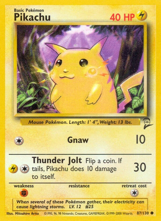 Image for Pikachu (087/130) [Base Set 2] - Pokemon