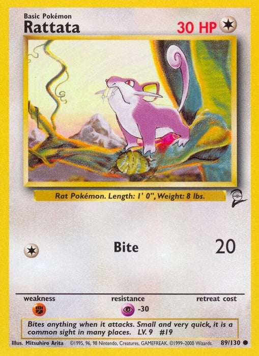 Image for Rattata (089/130) [Base Set 2] - Pokemon