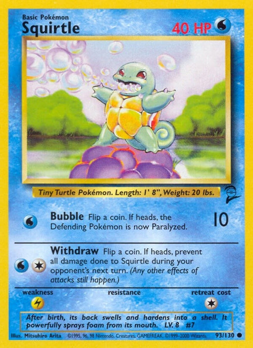 Image for Squirtle (093/130) [Base Set 2] - Pokemon