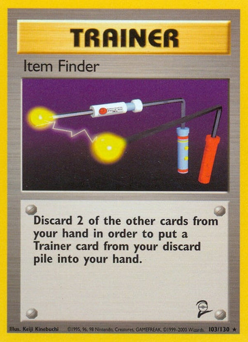 Image for Item Finder (103/130) [Base Set 2] - Pokemon