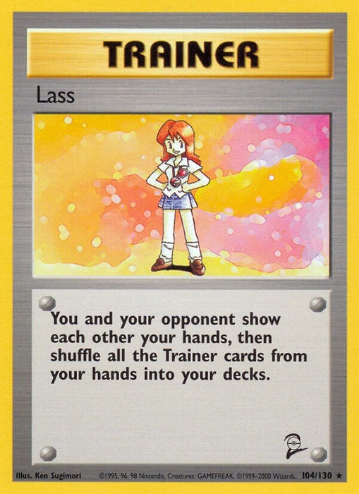 Image for Lass (104/130) [Base Set 2] - Pokemon