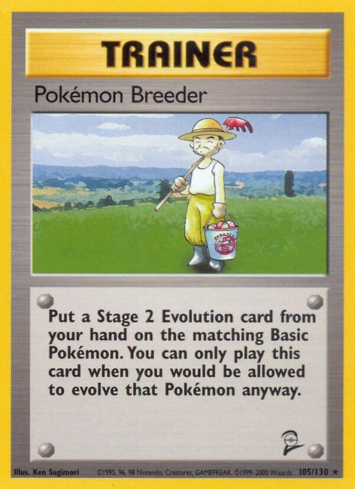 Image for Pokemon Breeder (105/130) [Base Set 2] - Pokemon