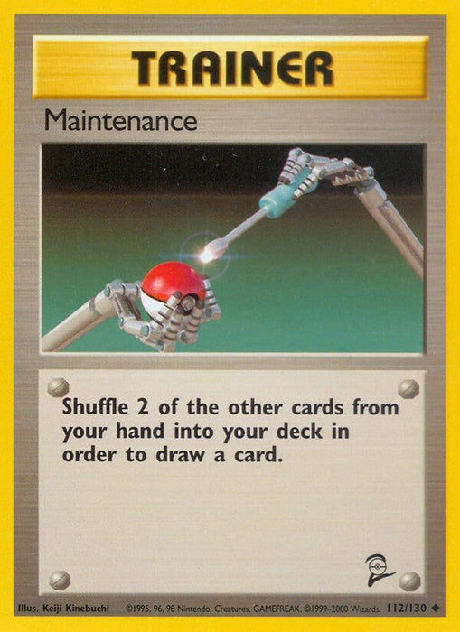 Image for Maintenance (112/130) [Base Set 2] - Pokemon