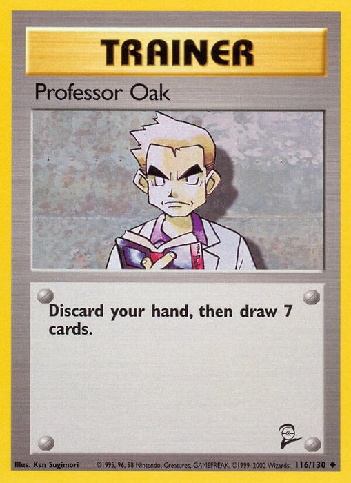Image for Professor Oak (116/130) [Base Set 2] - Pokemon