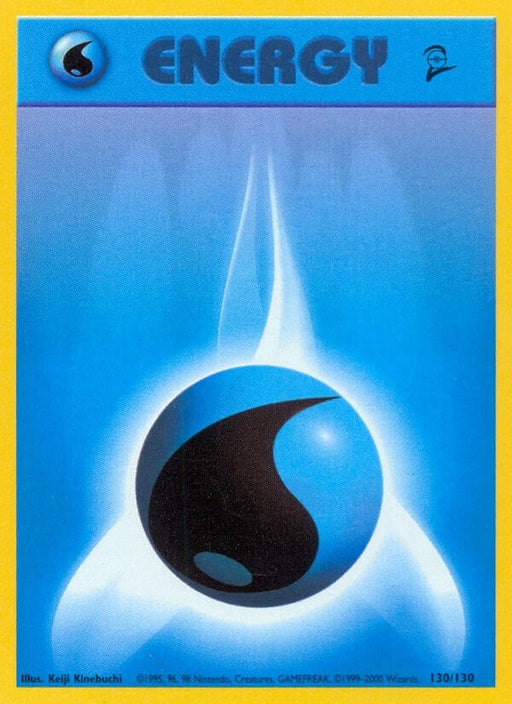 Image for Water Energy (130/130) [Base Set 2] - Pokemon
