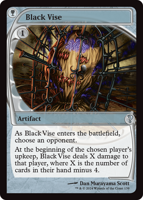 Black Vise [MB2-139] - Mystery Booster 2