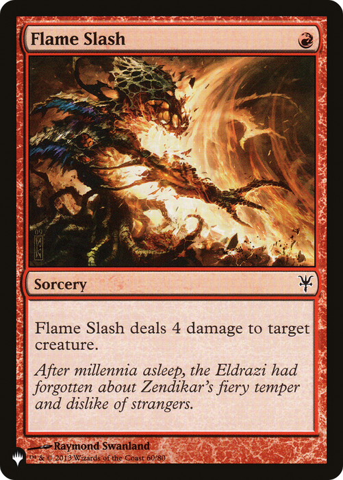 Flame Slash [PLST-DDK-60] - The List