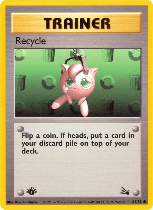 Image for Recycle (61/62) (1st Edition) [Fossil] - Pokemon