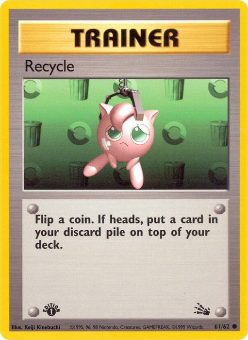 Image for Recycle (61/62) (Unlimited) [Fossil] - Pokemon