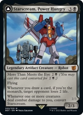 Image for Starscream, Power Hungry (5) [Universes Beyond: Transformers] (BOT) - Magic: The Gathering