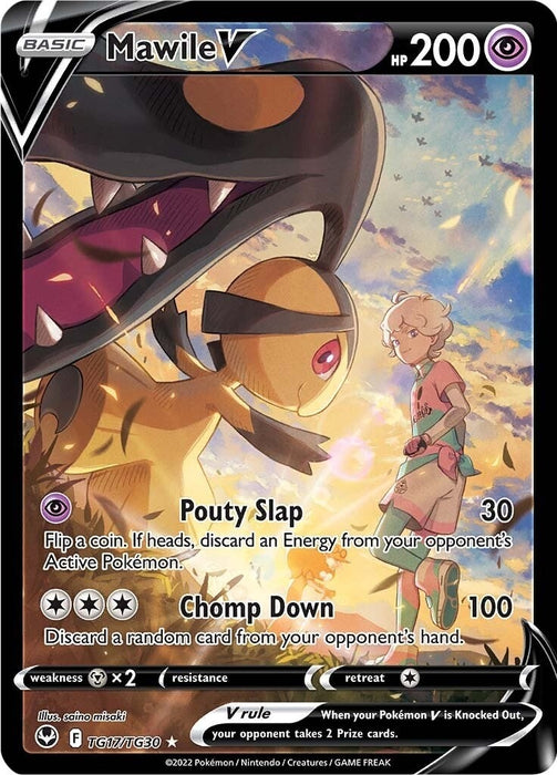 Image for Mawile V (TG17/TG30) (Holofoil) [SWSH12: Silver Tempest Trainer Gallery] - Pokemon