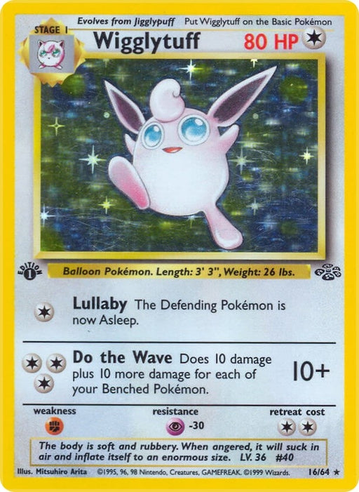 Image for Wigglytuff (16) (16/64) (Unlimited Holofoil) [Jungle] - Pokemon