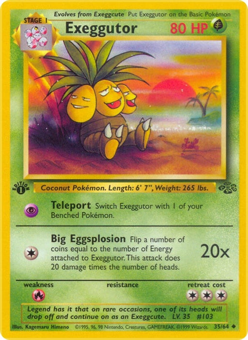 Image for Exeggutor (35/64) (Unlimited) [Jungle] - Pokemon