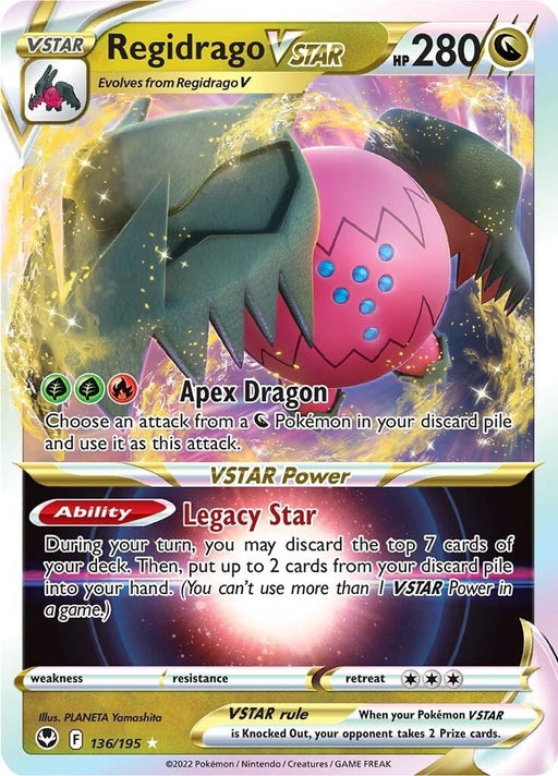 Image for Regidrago VSTAR (136/195) (Holofoil) [SWSH12: Silver Tempest] - Pokemon