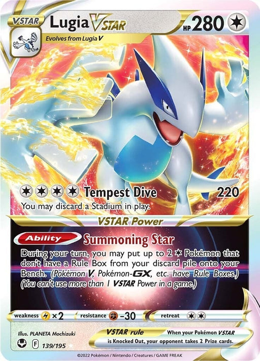 Image for Lugia VSTAR (139/195) (Holofoil) [SWSH12: Silver Tempest] - Pokemon