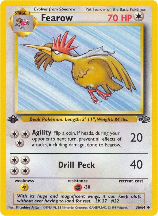 Image for Fearow (36/64) (1st Edition) [Jungle] - Pokemon