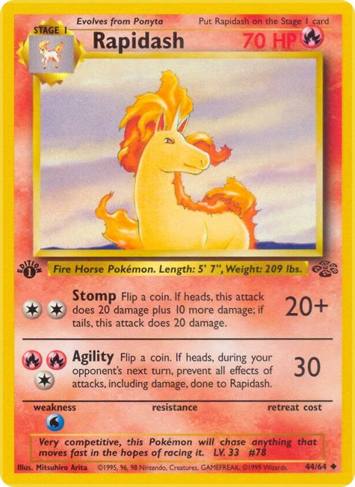 Image for Rapidash (44/64) (Unlimited) [Jungle] - Pokemon