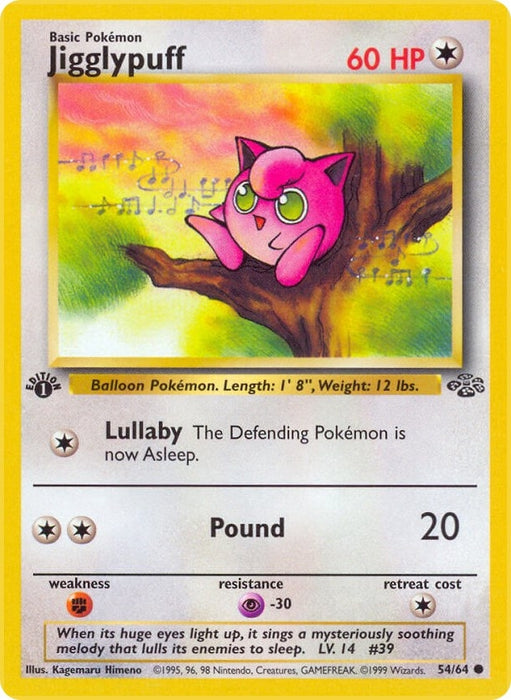 Image for Jigglypuff (54/64) (1st Edition) [Jungle] - Pokemon