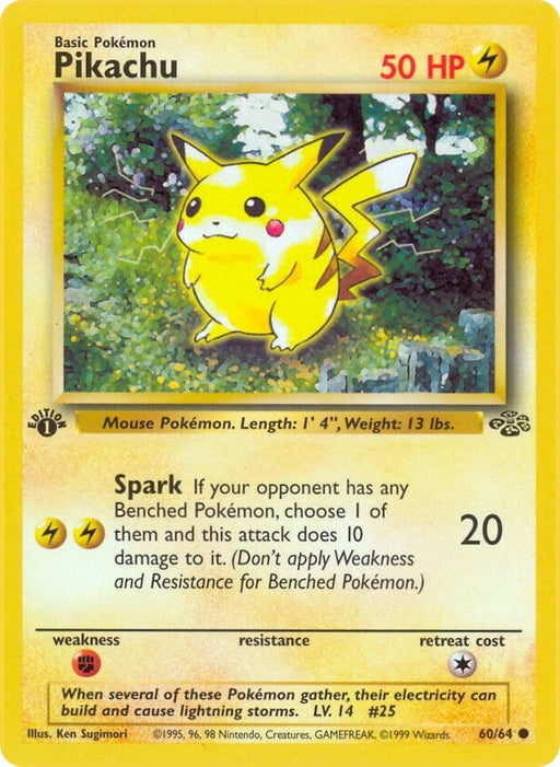 Image for Pikachu (60/64) (Unlimited) [Jungle] - Pokemon