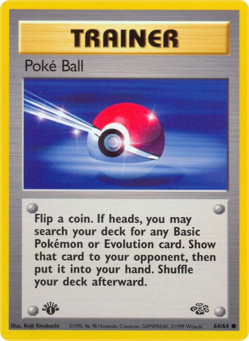 Image for Poke Ball (64/64) (1st Edition) [Jungle] - Pokemon
